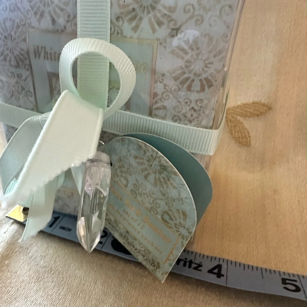 White Tea & Bamboo Set of 12 High Fragrance Drawer / Closet / Suitcase Sachets.